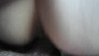 Cumshot on her sexy ass chicks - POV