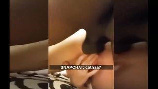 Barely Legal 18 Student Gets Cuckold BBC on Snapchat while Quarantine