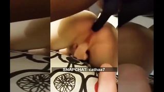 Barely Legal 18 Student Gets Cuckold BBC on Snapchat while Quarantine