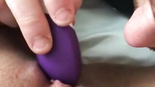 Boyfriend Edges My Clit With Toy And His Tongue