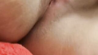 Close up masturbation squirt