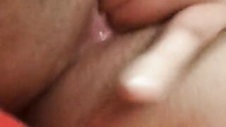 Close up masturbation squirt