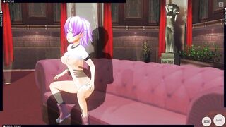 3D HENTAI stepsister rides your dick & cums