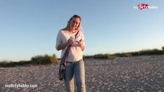 My Dirty Hobby - Hot public blowjob on the beach