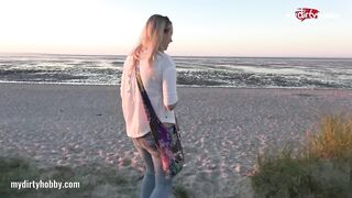 My Dirty Hobby - Hot public blowjob on the beach