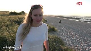 My Dirty Hobby - Hot public blowjob on the beach