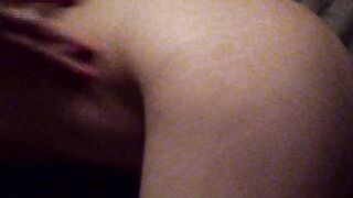 Evening charming homemade striptease and gentle masturbation with orgasm. Close-up