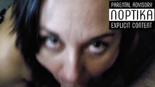 Superblowjob and cumshot in the mouth of the number one Italian slut