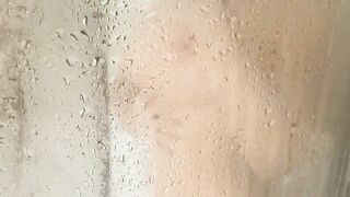 Real homemade video squeezing step mothers big soapy wet tits in bathroom before getting sucked off