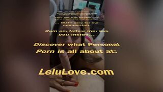 Babe sucking YOUR dick PERFECTLY as your wife is gone, cheater POV blowjob & she keeps licking through cumshot - Lelu Love