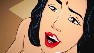 Indian Stepmom Seduces Horny Stepson For Desi Indian Sex - Desi Bhabhi Ki Chudai with Hindi Sex Audio - Hindi Chudai