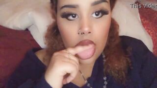 mixed teen girl fucks her hairy fat pussy