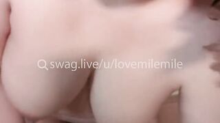 BBW Asian with Big tits JOI swag.live lovemilemile