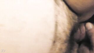 Fucking my BBW wife's hairy pussy