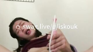 Vibrator Fuck on Asian Live-Show | swag.live/u/iskouki