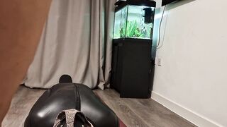 Femdom Naked Yoga with Miss Raven Training Zero Male Slave Yoga Mat Servitude Sleep Sack Bondage BDSM FLR