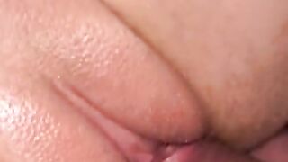 Wett dripping pussy playing close up