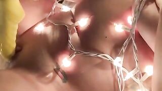 Solo play in Christmas lights