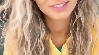 Best of Shaki Beach Part 2 - Blonde Latina OnlyFans Model (behind the scenes)