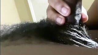 Ebony Eats 18 Y/o Bbc Until Pulsating Cumshot In Her Mouth