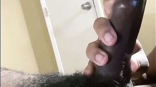 Ebony Eats 18 Y/o Bbc Until Pulsating Cumshot In Her Mouth