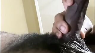 Ebony Eats 18 Y/o Bbc Until Pulsating Cumshot In Her Mouth