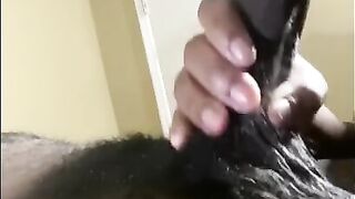 Ebony Eats 18 Y/o Bbc Until Pulsating Cumshot In Her Mouth