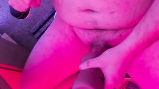 Cumming hard with my masturbator pussy to big ass materail!