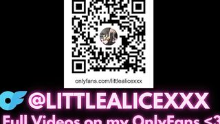 Asian 18 year old babe striptease OnlyFans leak littlealicexxx