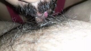 Desi juicy pussy licking from her boyfriend