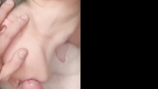 Fucked Her Mouth And Cum On Her Face