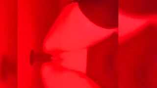 Redroom dildo ride