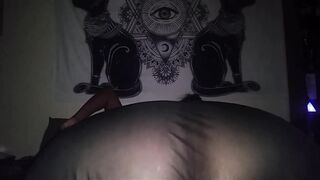 NativeBBW let's black dick make quick cum deposit inside her