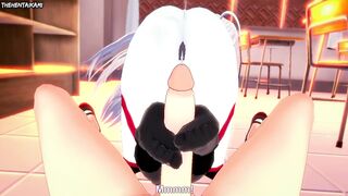 Hentai POV Feet Infinite Stratos Laura Bodewig