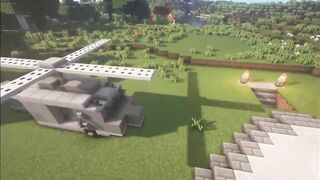 How to build a Helicopter in Minecraft