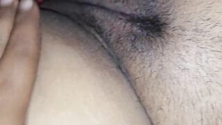 Indian beautiful black hairy pussy view.