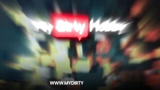 MyDirtyHobby - Horny & Wet Blonde Arya_LaRoca Cannot Resist Grabbing Her BFF's Man Hard Dick