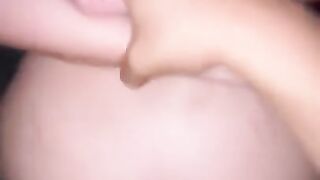 Nutted inside thick white girl POV