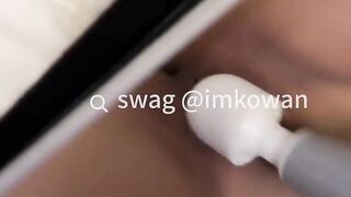 After Facial and Swallow, Horny Wife imkowan keep Masturbating. SWAG.live