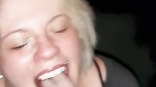 Oral Creampie Cumshot. Swallows Everyone Drop With A Big Smile!