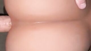 Fucking my big ass Silicone Sex Doll in the ass