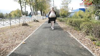 Corona Virus Free Big Tits Walk in Public