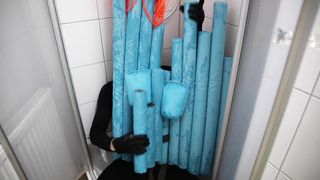 German Corona Statistic Masturbates in Shower during Quarantine