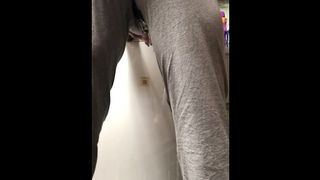 Mommy Pisses Pants while doing Laundry