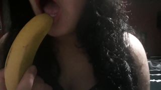 Masturbating with a Banana during COVID-19 Quarantine - TEASER