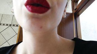 SMOKE WITH MY RED LIPS