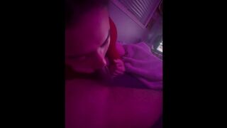 I told my boyfriend to record me while I gave him head and spit on his cock | OnlyFans exclusive