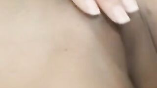 Pinay hairy hard slapping pussy