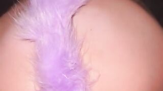 POV buttplug tail doggystyle anal part 1