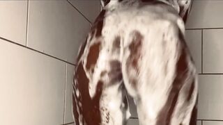 Watch compilation of college girl twerk in shower + ASMR shower sounds